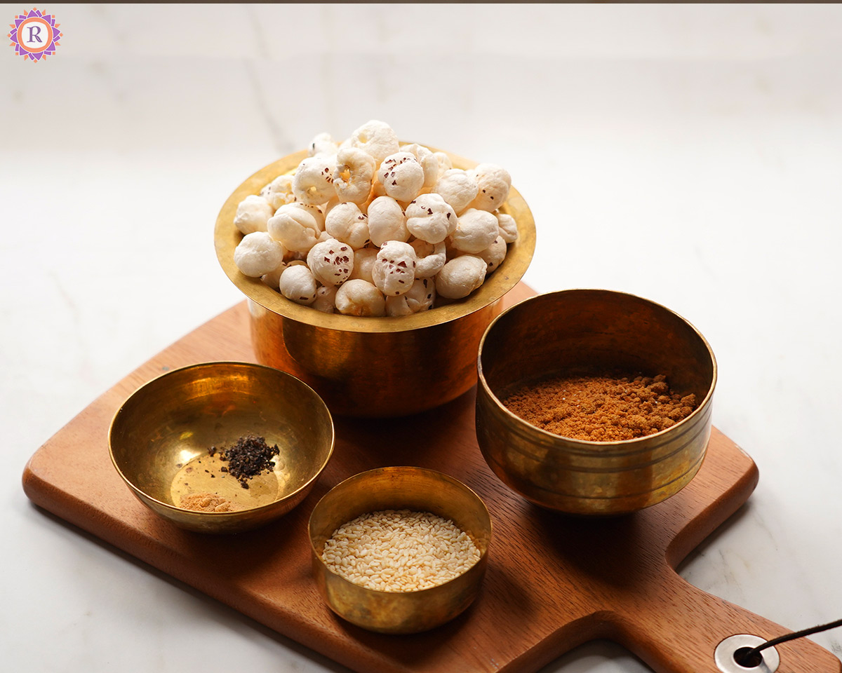 GUR TILL MAKHANA (Sweet foxnut) 250 grams -Dry-fruit - Image 2